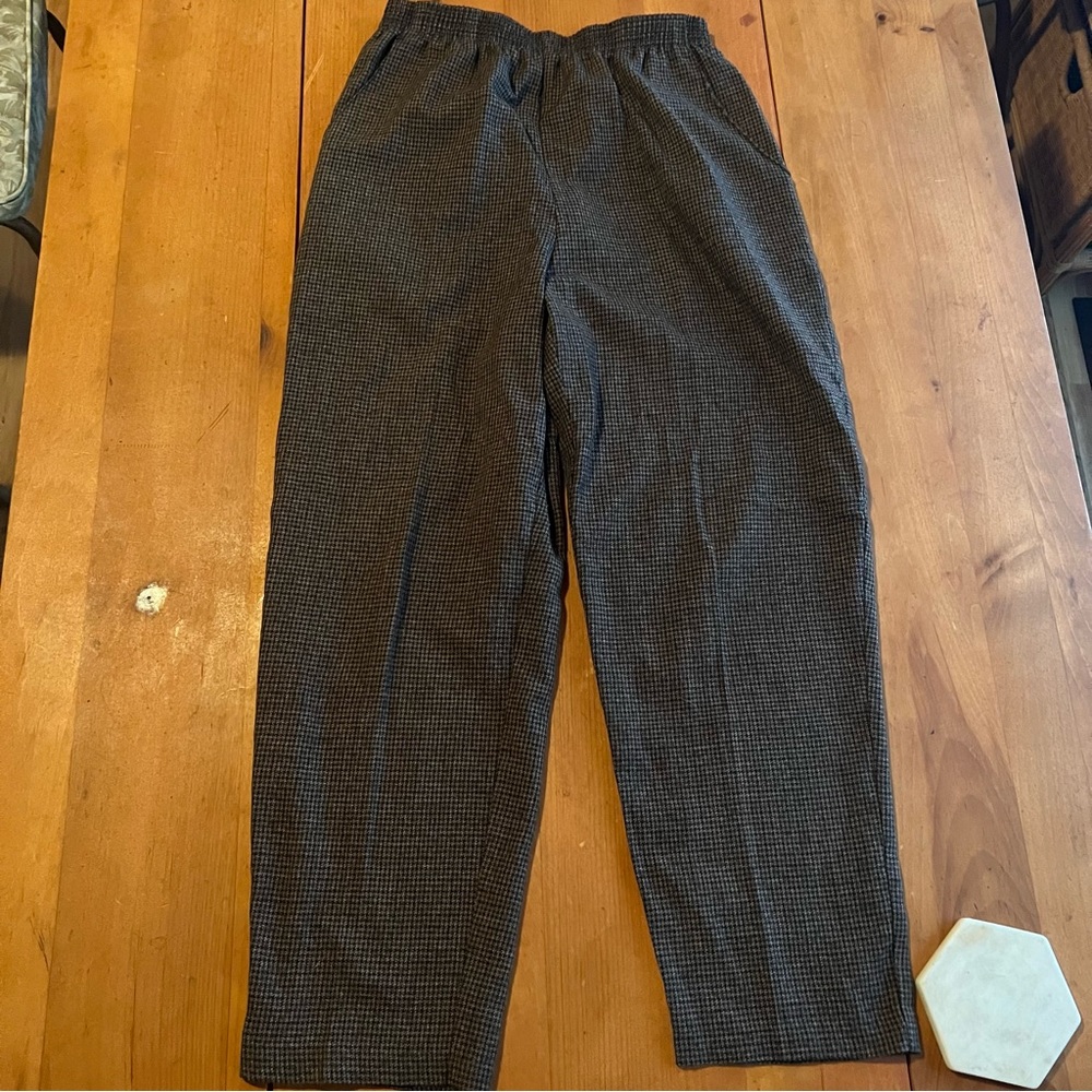 VINTAGE Herringbone Pull on pants